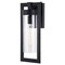 Vaxcel Malmo 1 Light Dusk to Dawn Matte Black Contemporary Outdoor Wall Lantern Clear Cylinder Glass T0686 - alternate 3